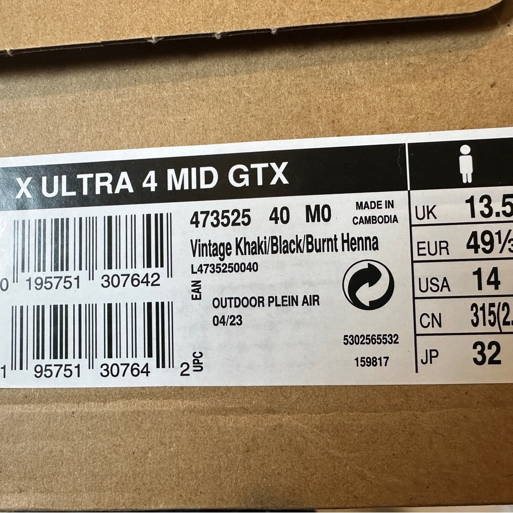 Salomon ADV Gore-Tex Hiking Boots - Tan and Black - Picture 8 of 8
